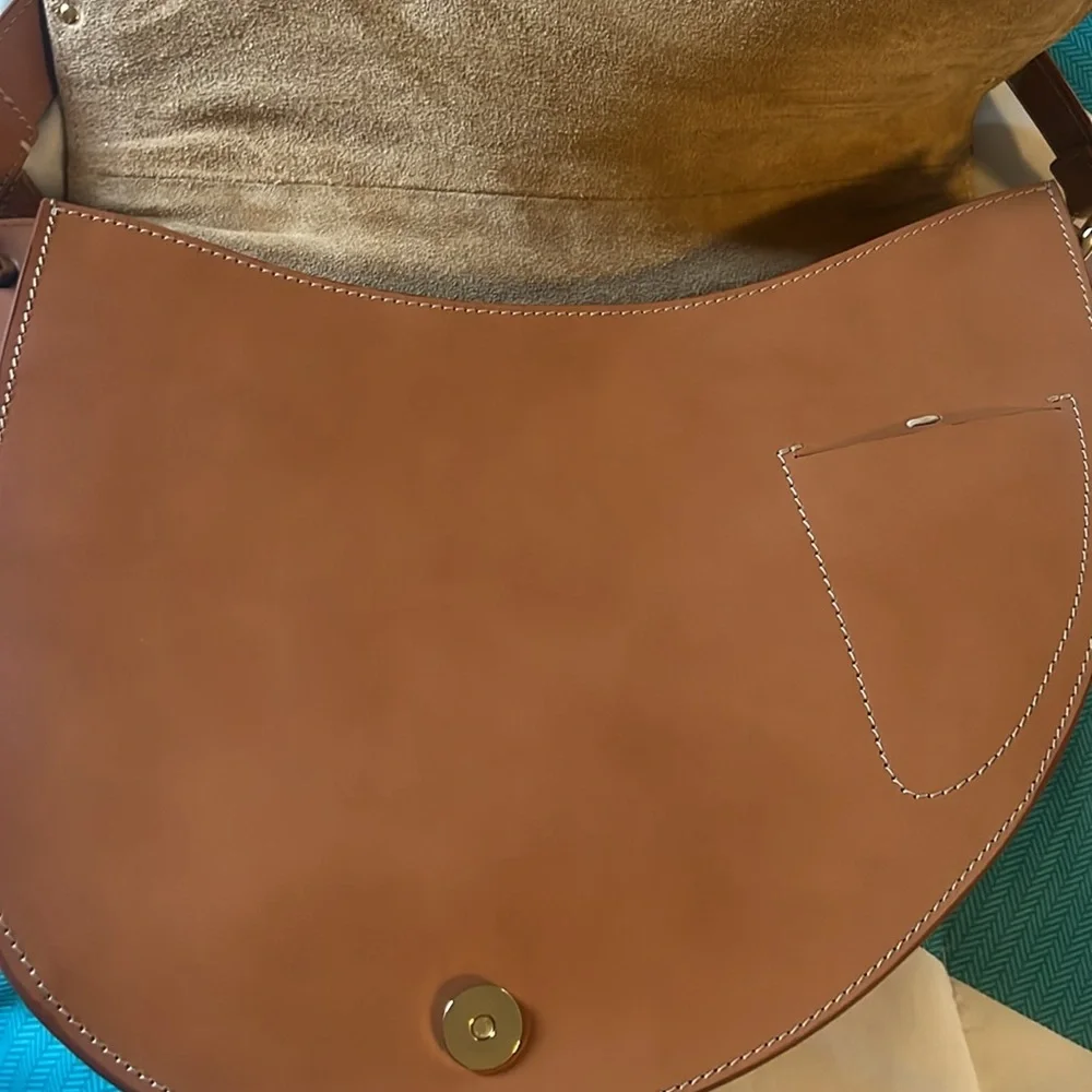 Saddle Tan Leather Women's Bag - Picture 10 of 10